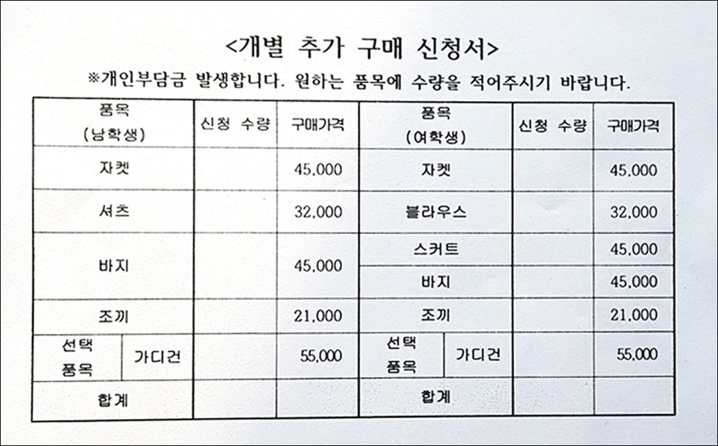 중학교 교복 개별추가구매.jpg